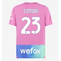 AC Milan Fikayo Tomori #23 Tretí futbalový dres 2023-24 Krátky Rukáv